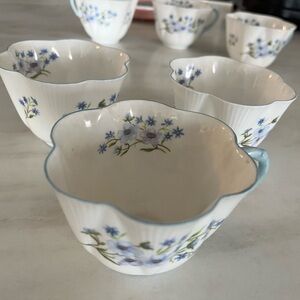 Vintage set Shelley Blue Rock set